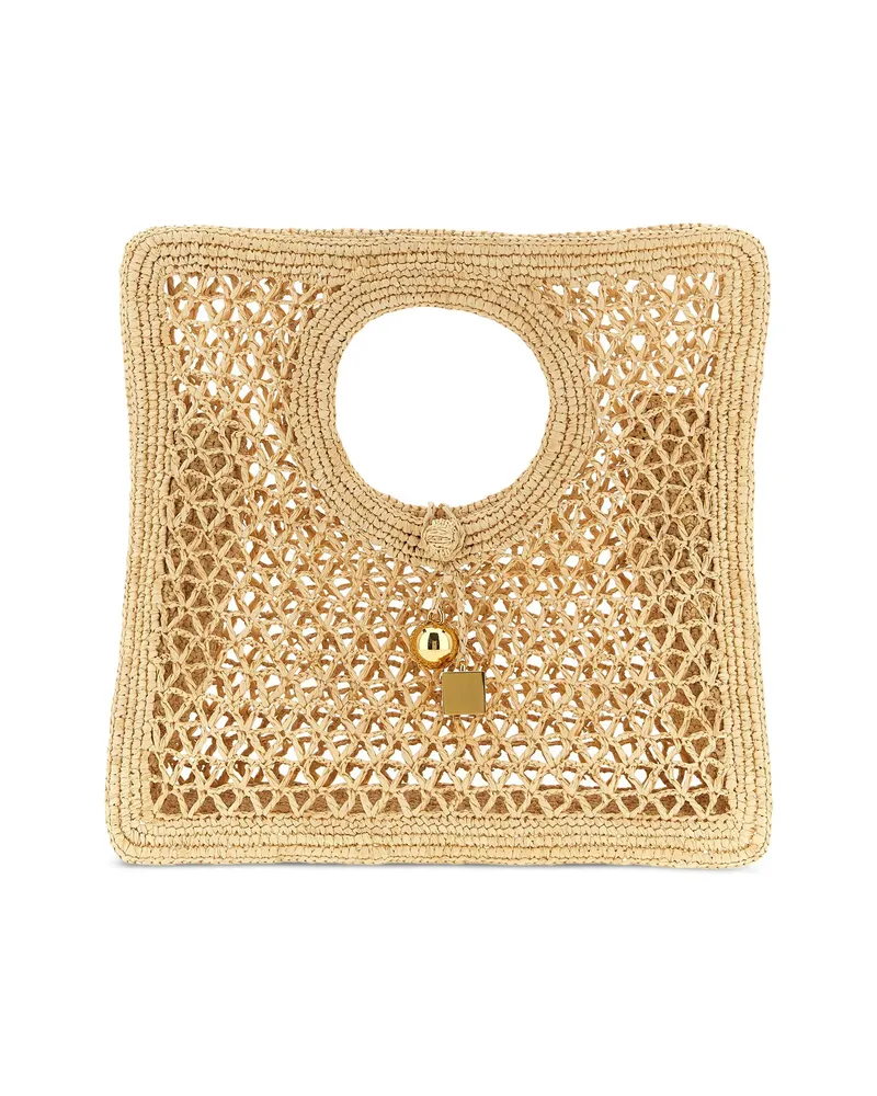 Jacquemus Interlocking-closure Tote Bag Neutrals