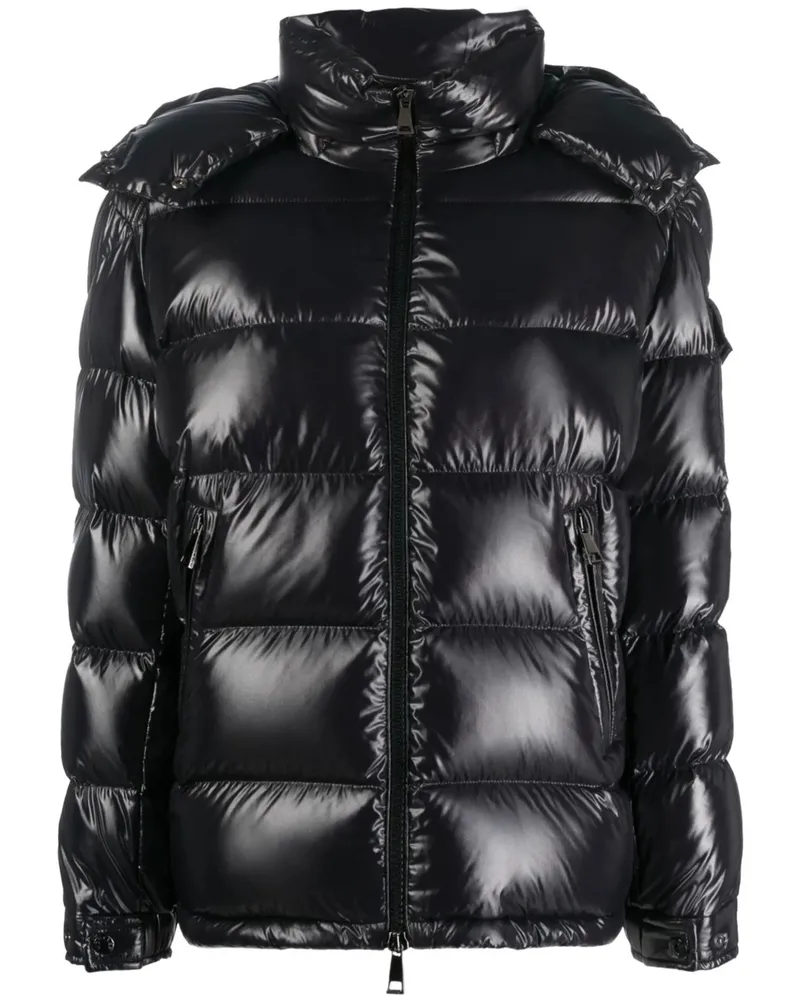 Moncler Maire Hooded Puffer Jacket Black