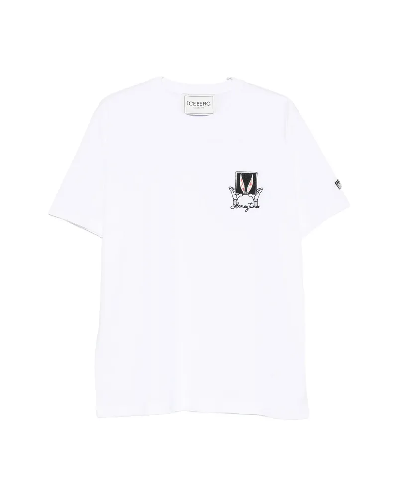 Iceberg Looney Tunes Embroidered T-shirt White