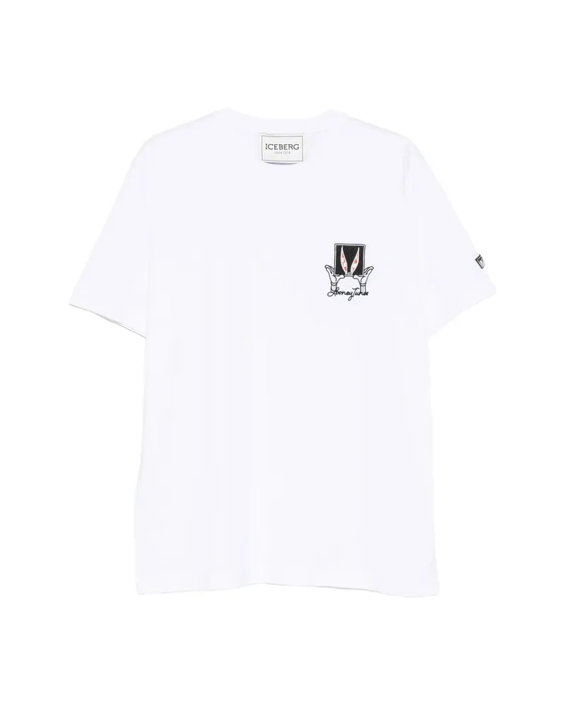 Iceberg Looney Tunes Embroidered T-shirt White