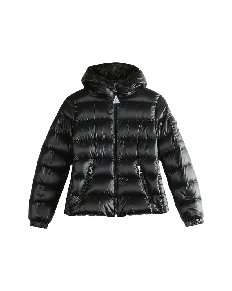 Moncler Hooded Zipped Jacket Black