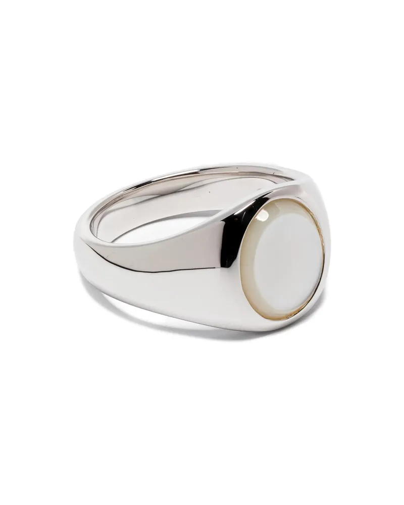 Tom Wood Kim Mother-of-pearl Ring Silver