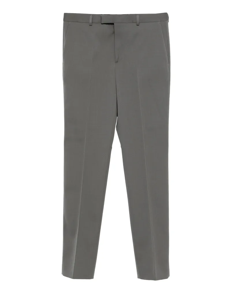 Gucci Concealed-fastening Trousers Grey