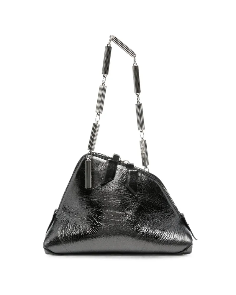 ATTICO La Scala Metallic-effect Chain-link Tote Bag Grey