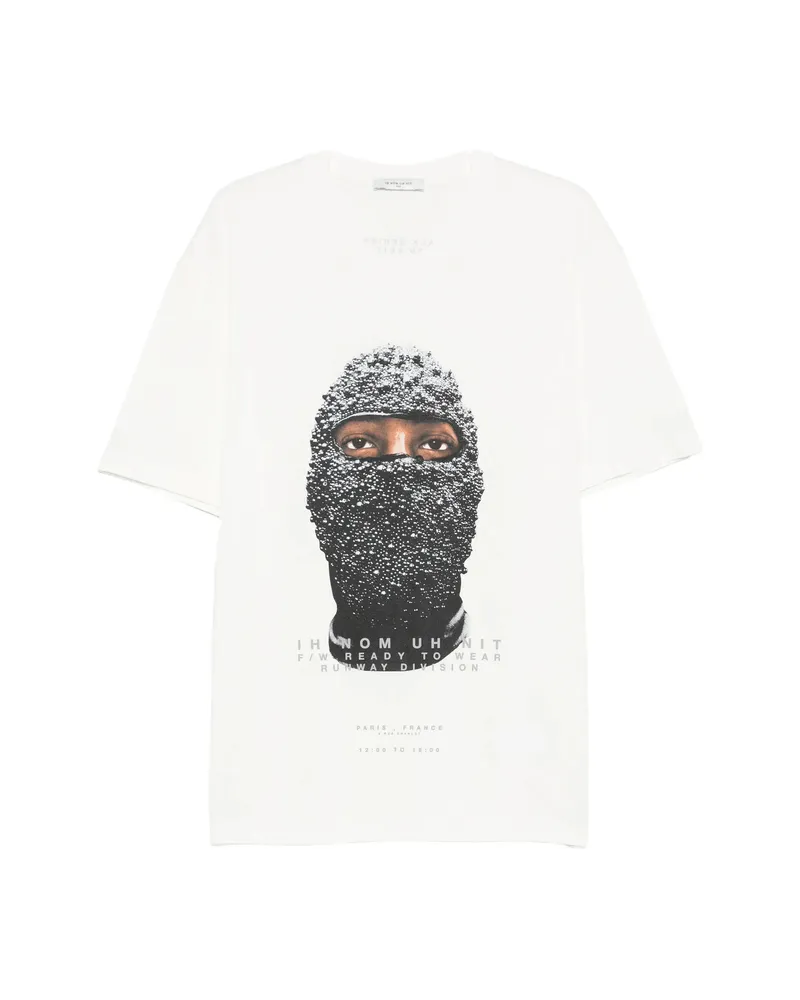 IH NOM UH NIT Graphic Print T-shirt Neutrals