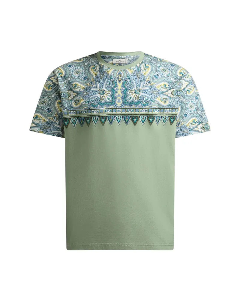 Etro Paisley-print Shirt Green