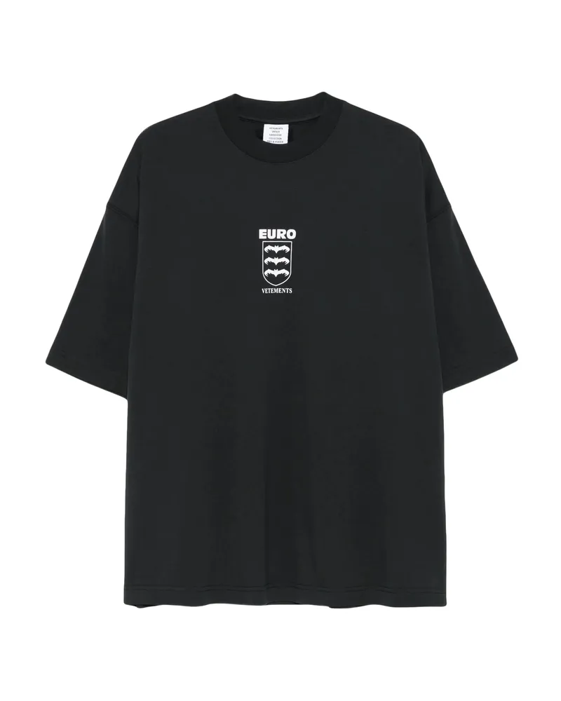 VETEMENTS Logo-print T-shirt Black