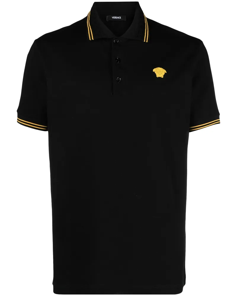 Versace Medusa Polo Shirt Black