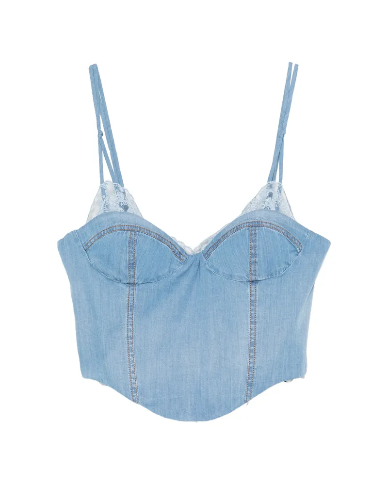 Ermanno Scervino Zipped Top Blue