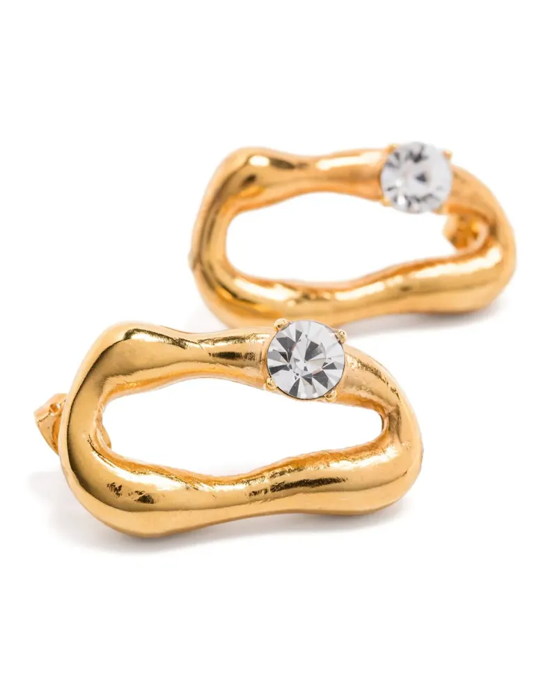 forte_forte Crystal-embellishment Earrings Gold