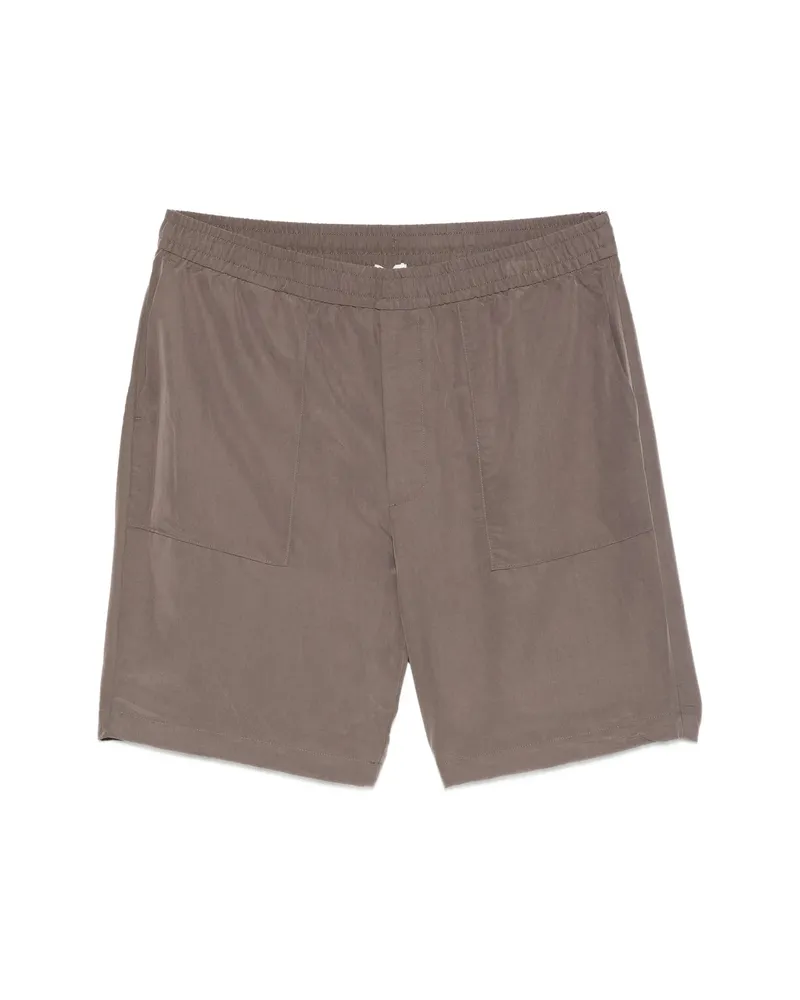 Calvin Klein Elasticated Pocket Shorts Brown