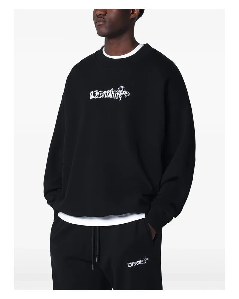 OFF-WHITE Arrows Skate Crew-neck Sweater Black