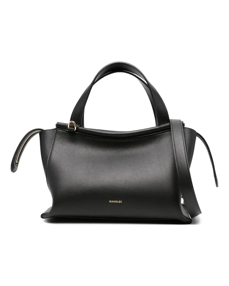 WANDLER Small Logo-detail Tote Bag Black