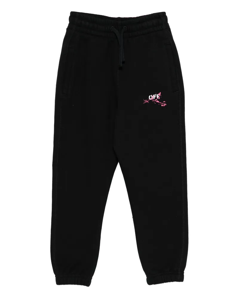 OFF-WHITE Logo-print Track Pants Black