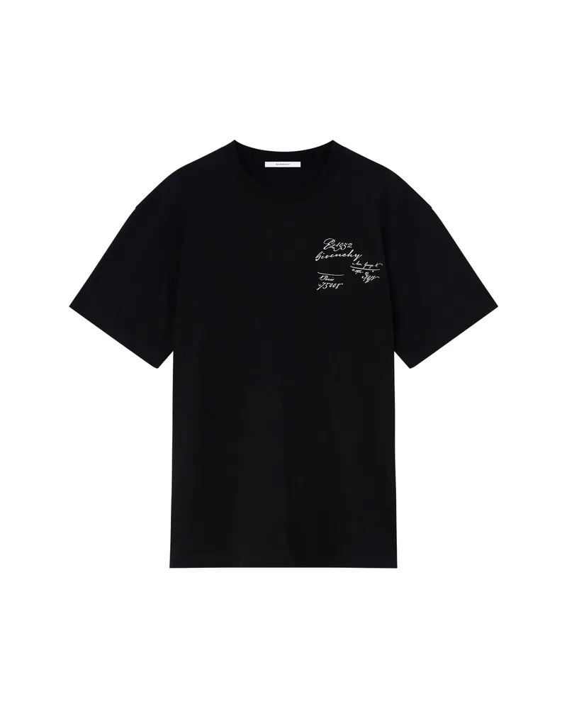 Givenchy Scripty-print T-shirt Black