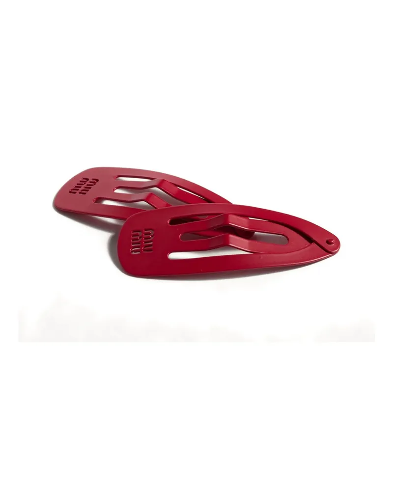 Miu Miu Metal Hair Clips 