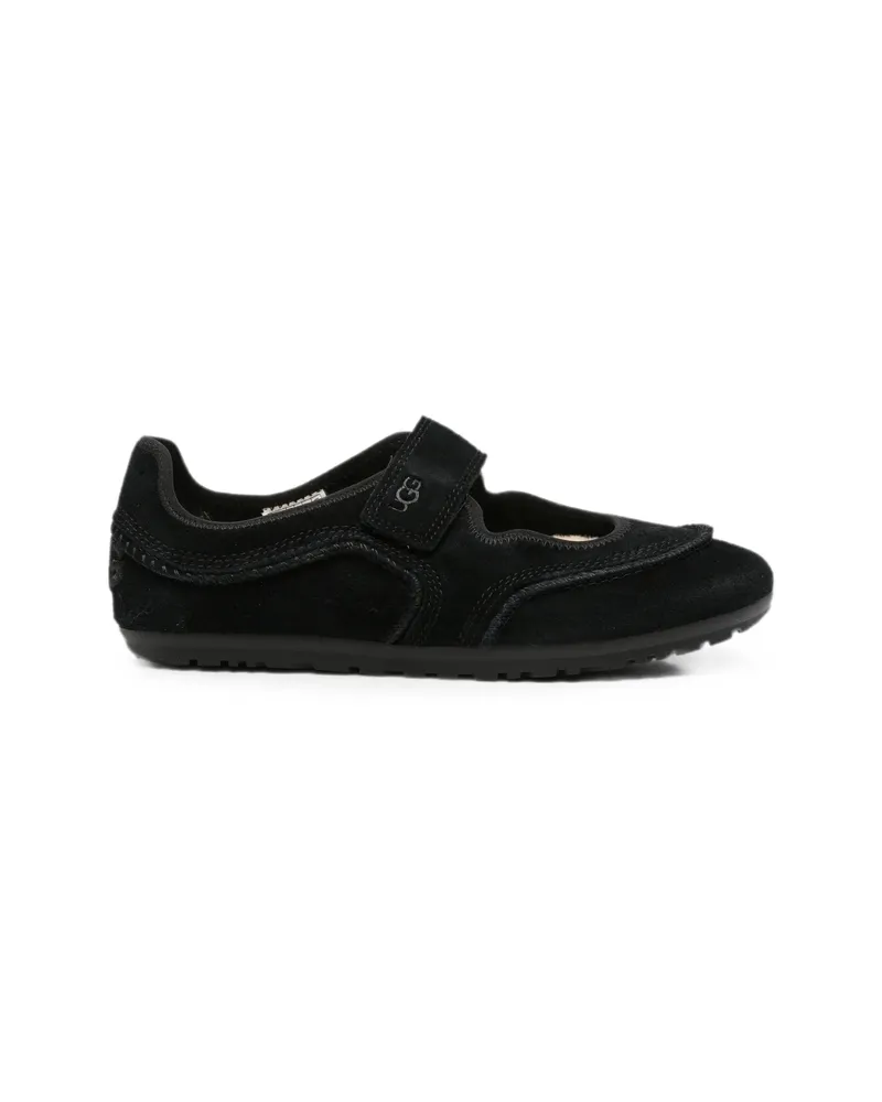 UGG Quill Touch-strap Ballet Flats Black