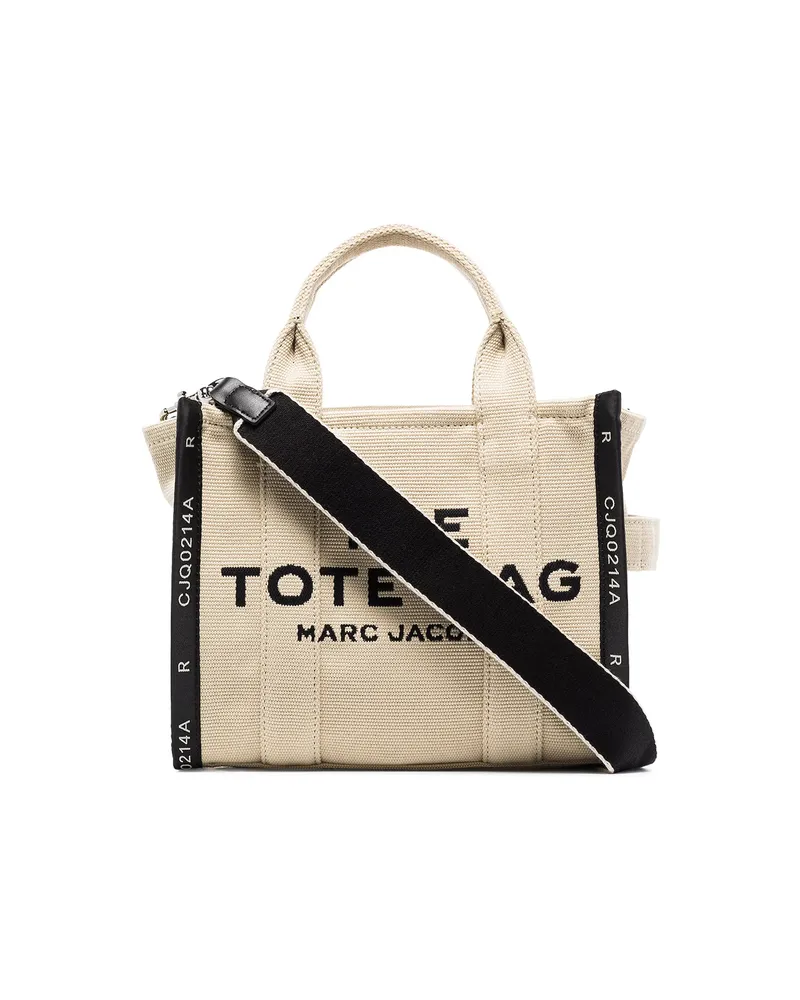 Marc Jacobs The Jacquard Small Tote Bag Neutrals