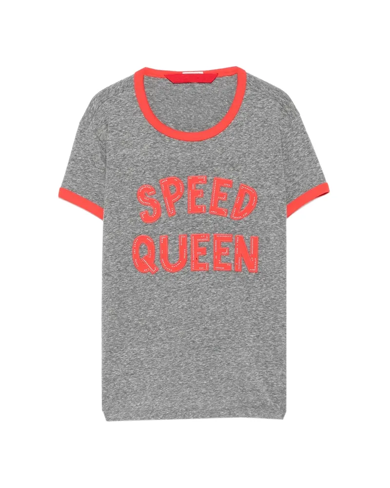 Mother Slogan-print T-shirt Grey