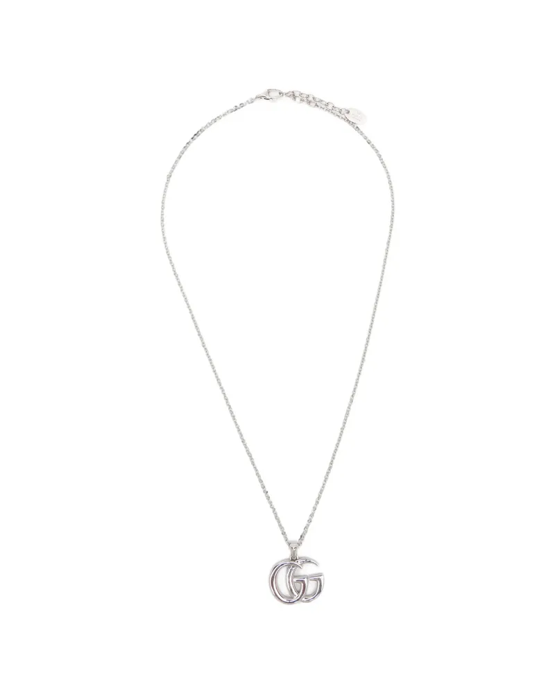 Gucci GG Marmont Pendant Necklace Silver