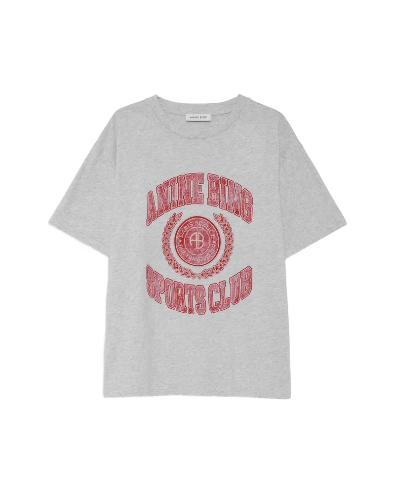 Anine Bing Cade T-shirt Collegiate Grey