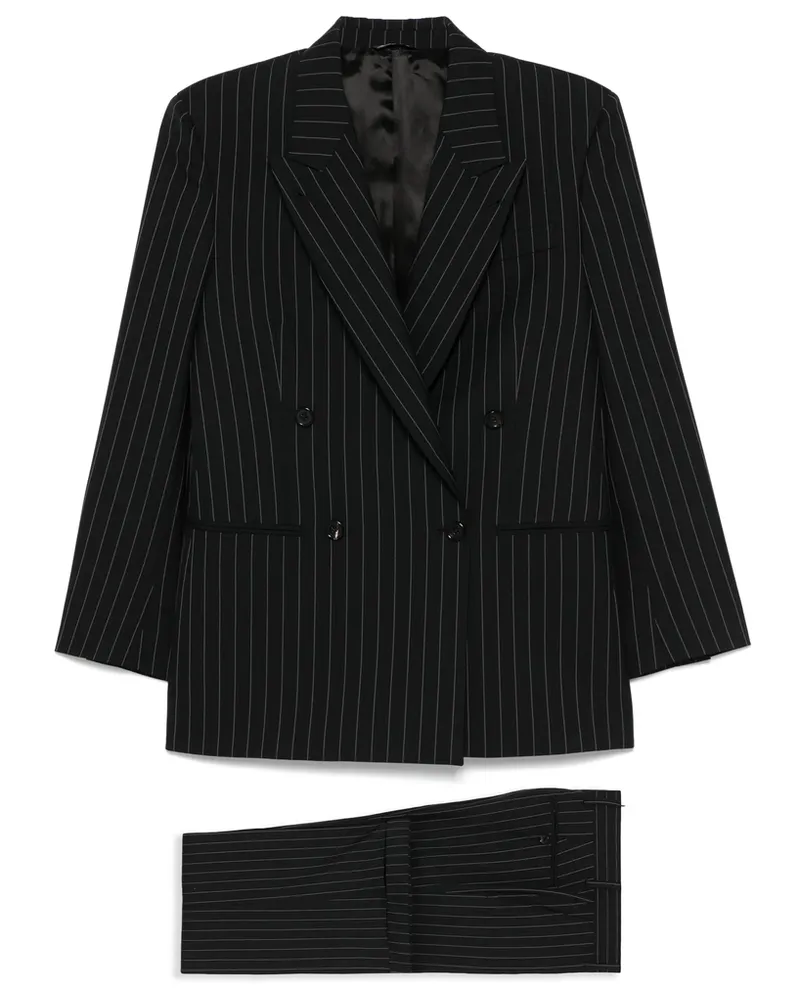 ERALDO Pinstriped Suit Black