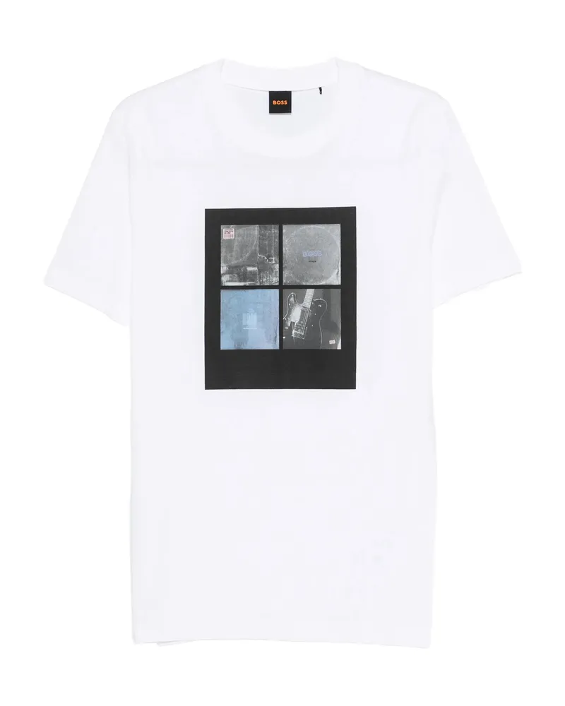 HUGO BOSS Graphic-print T-Shirt White