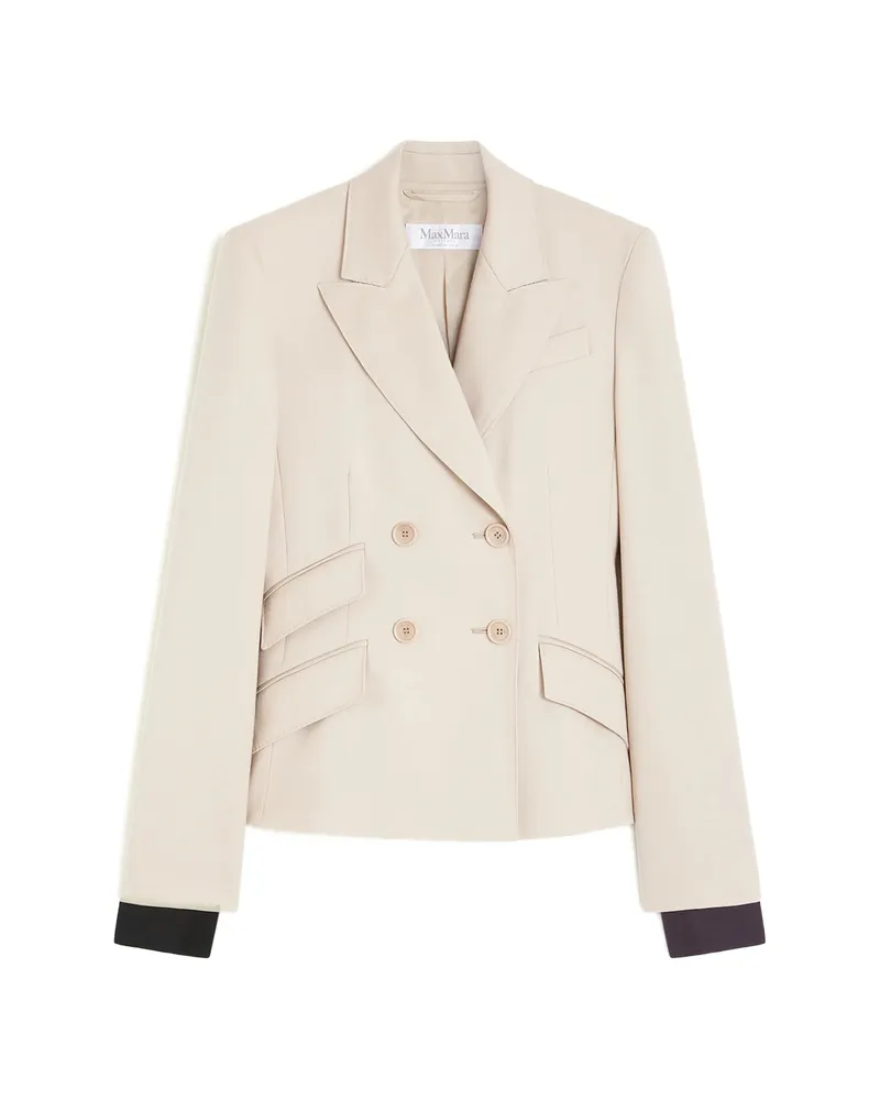 Max Mara Double-breasted Blazer Neutrals