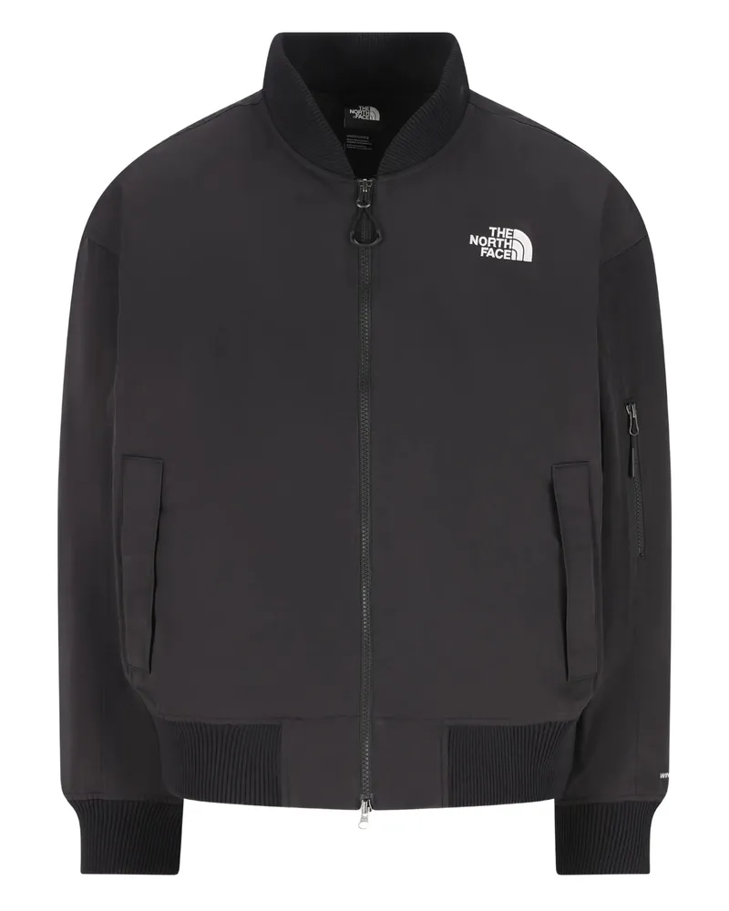 The North Face Zip Ribbed Bomber Jacket Black