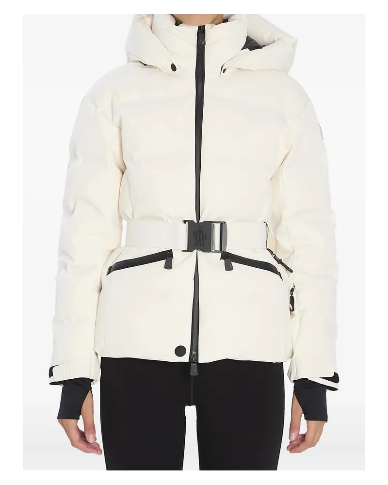 Moncler Tolima Hooded Insulated Ski Jacket White