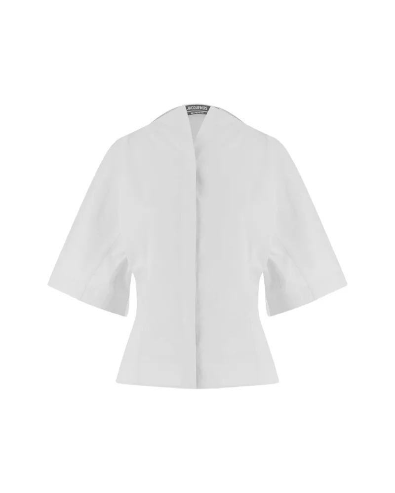 Jacquemus Moisson Cotton Shirt White