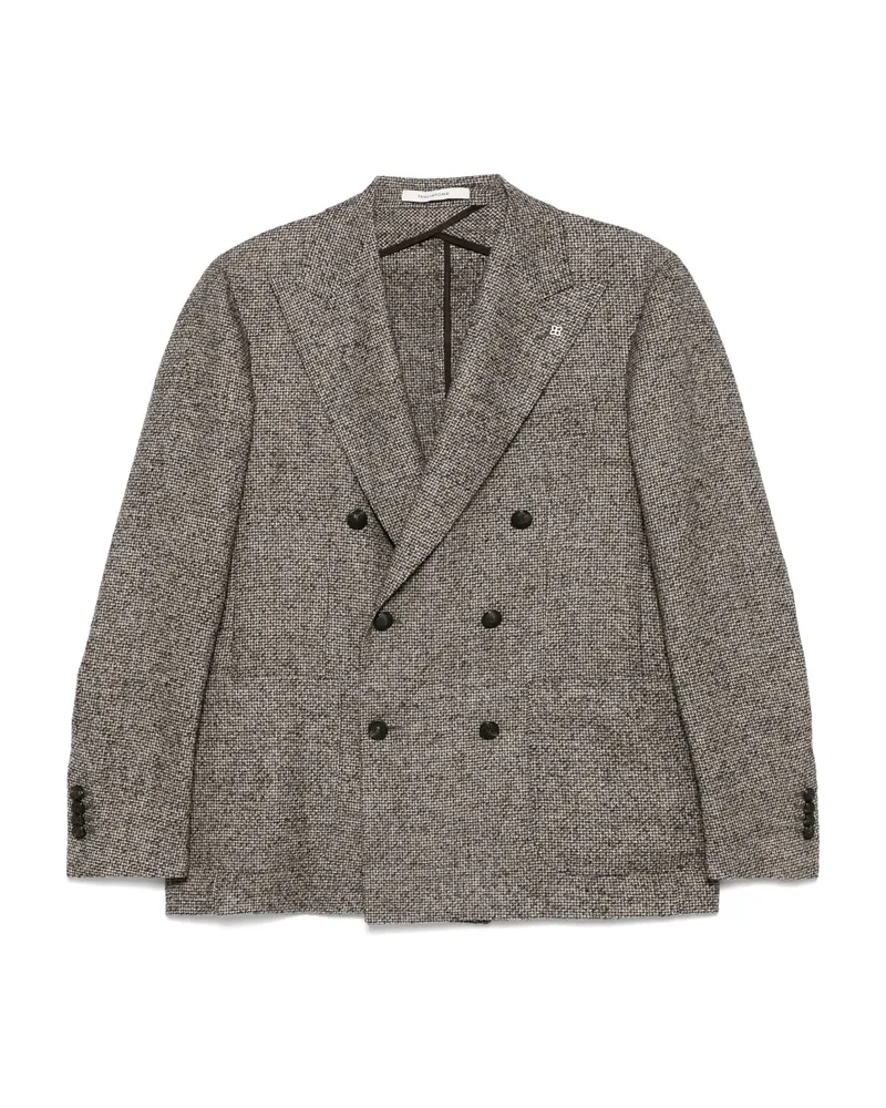 Tagliatore Double-breasted Blazer Neutrals
