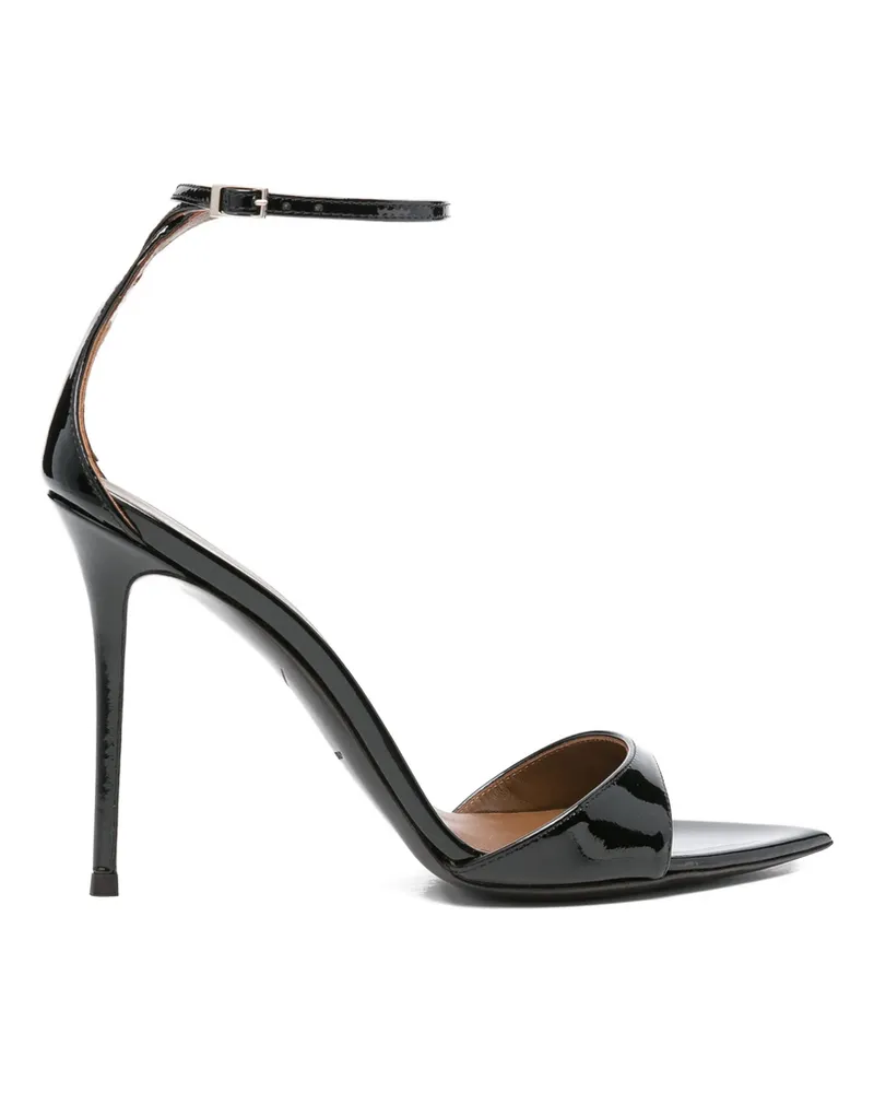 Giuseppe Zanotti 105mm Intriigo Leather Sandals Black