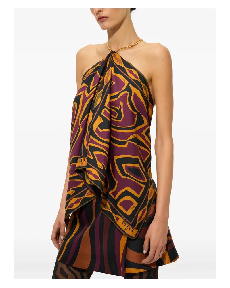 Emilio Pucci Labirinto Print Chain Top Purple