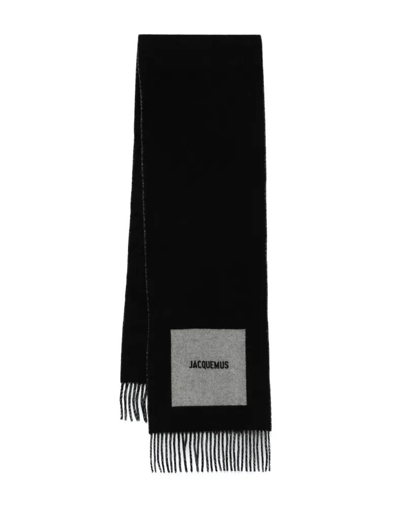 Jacquemus The Rond Carré Scarf Black