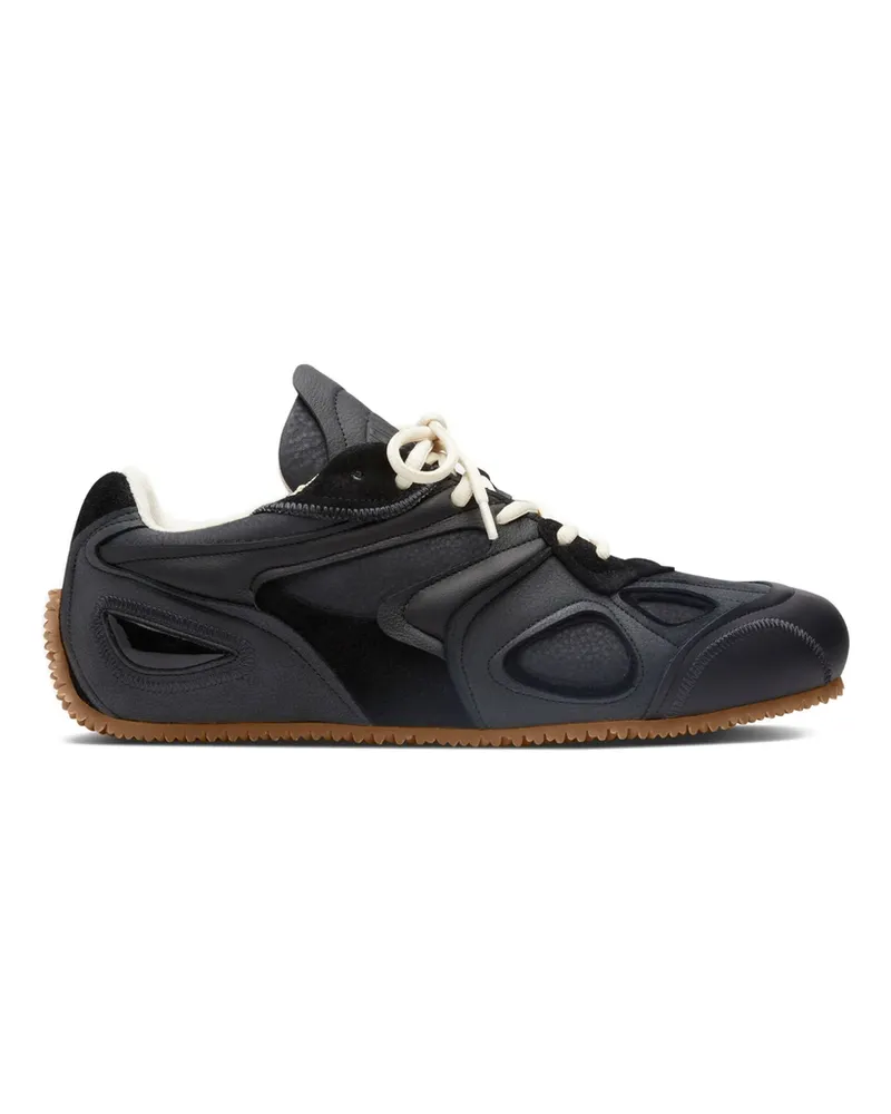 Axel Arigato Leather Panelled Lace-up Sneakers Black