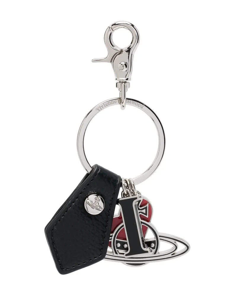Vivienne Westwood I Love Orb Keyring Black
