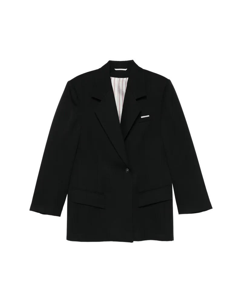 ATTICO Notched-lapels Blazer Black