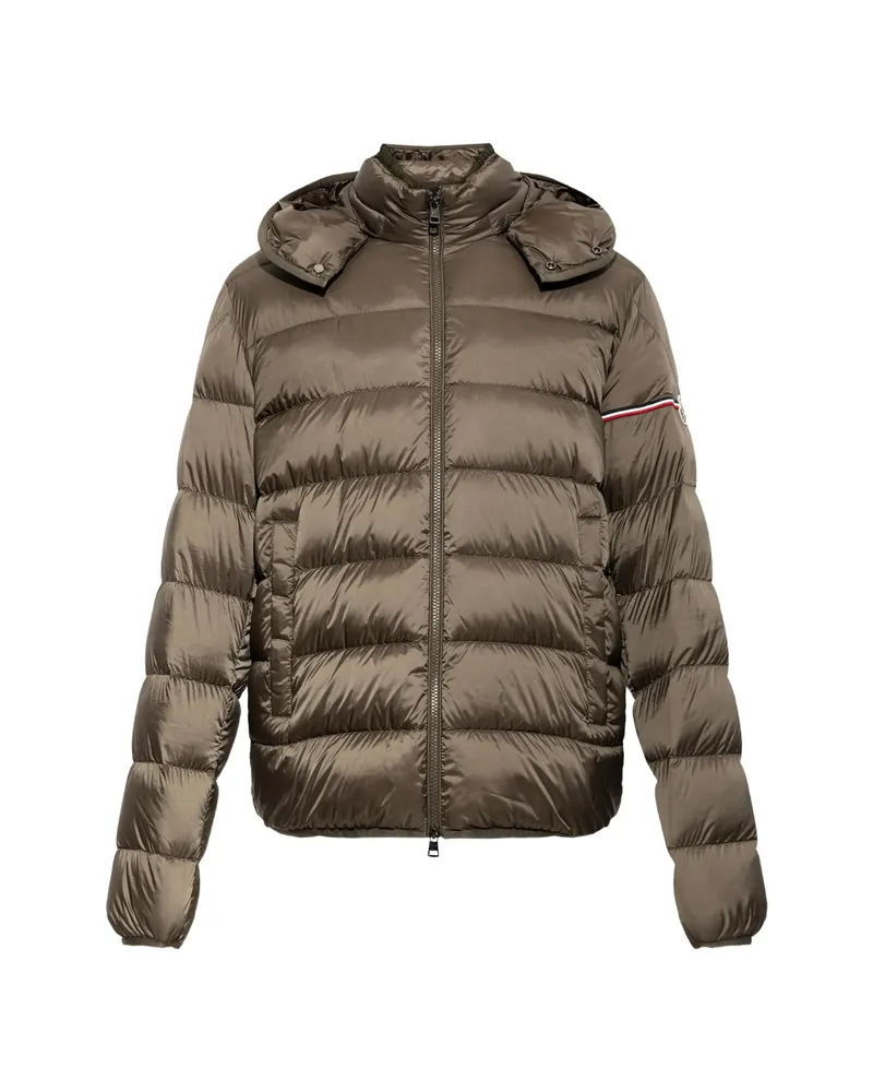 Moncler Ravenlock Hooded Down Jacket Green