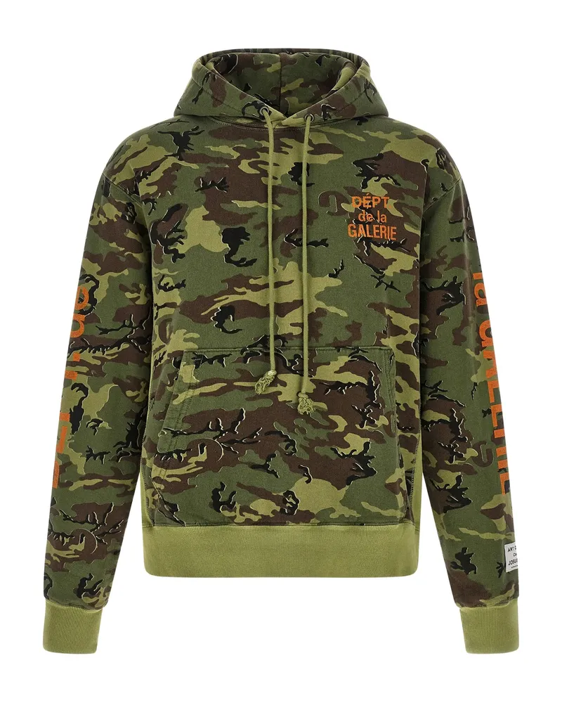 GALLERY DEPT. Dépt. De La Galerie Camouflage Hoodie Green