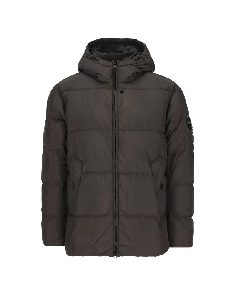 Stone Island Crinkle Reps NY Padded Jacket Grey