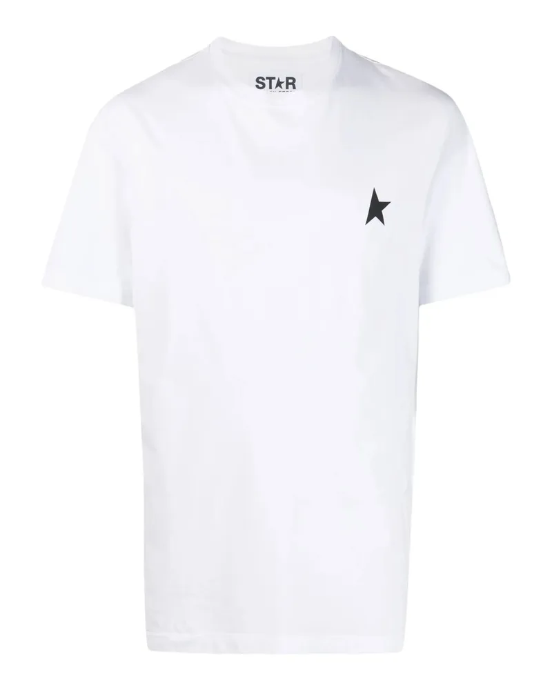 Golden Goose One Star-logo Short-sleeve T-shirt White