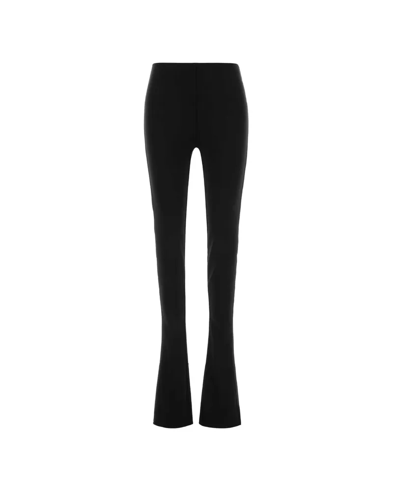 Gucci Crepe Flared Trousers Black