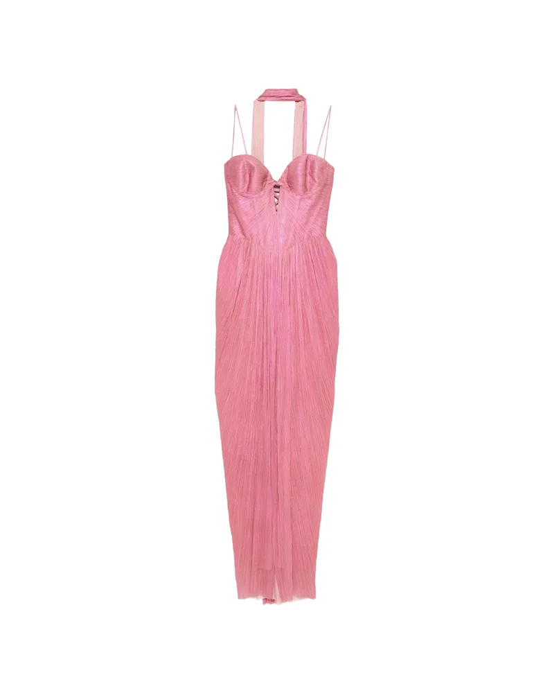 Maria Lucia Hohan Draped Maxi Dress Pink