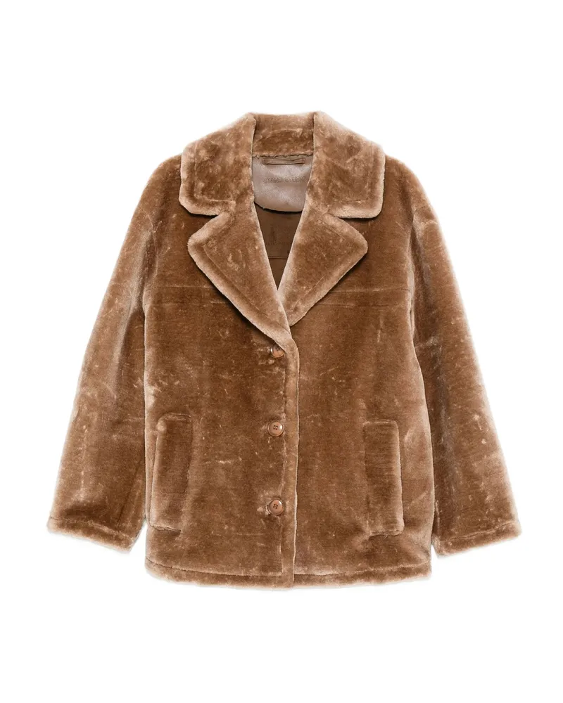 STAND Notch-lapels Coat Brown