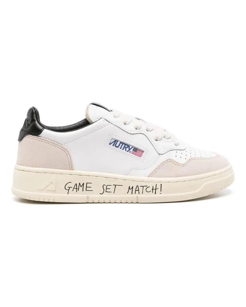 AUTRY Medalist Leather Sneakers White