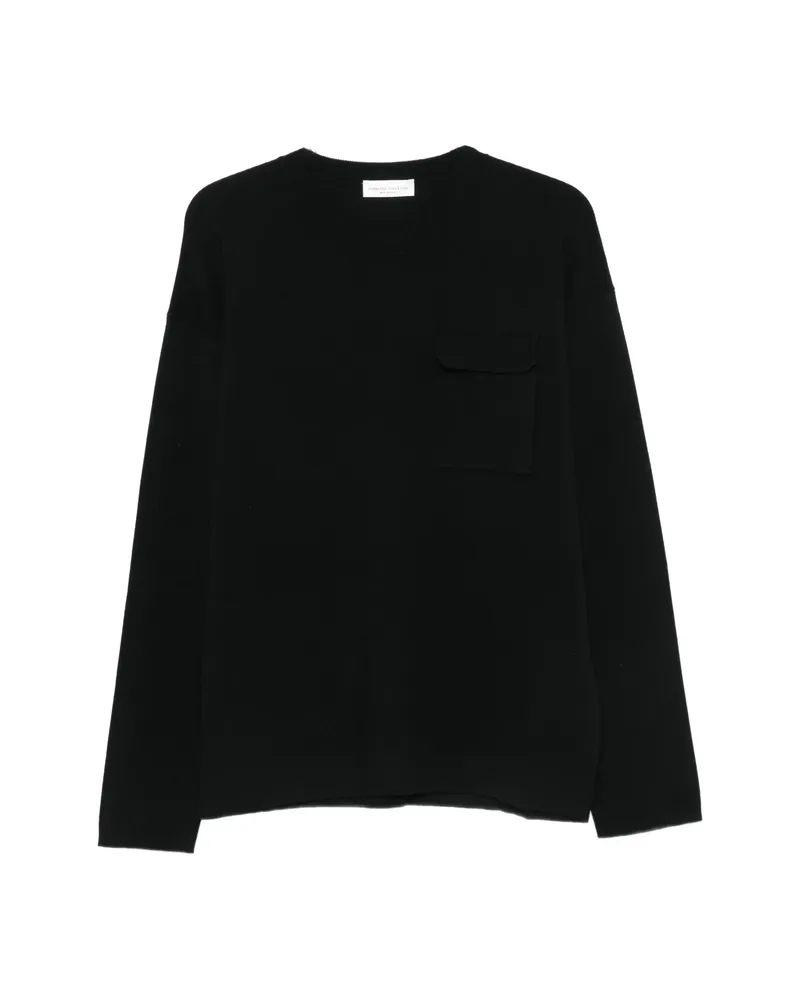 Roberto Collina Chest-pocket Sweater Black