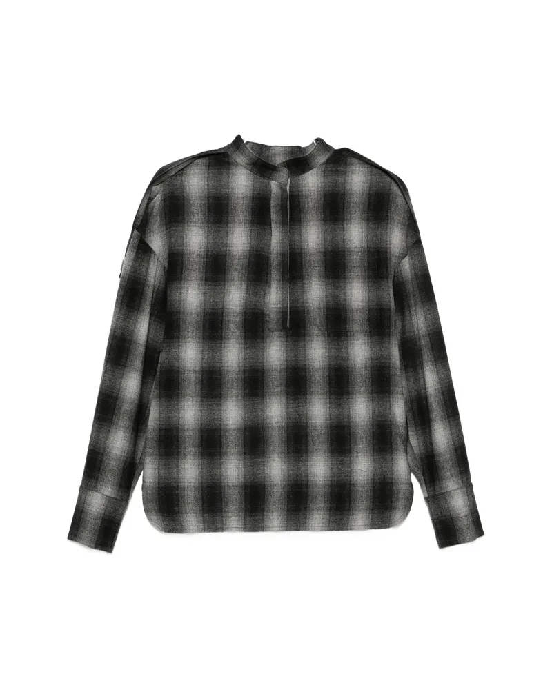 IRO Natte Checked Top Grey