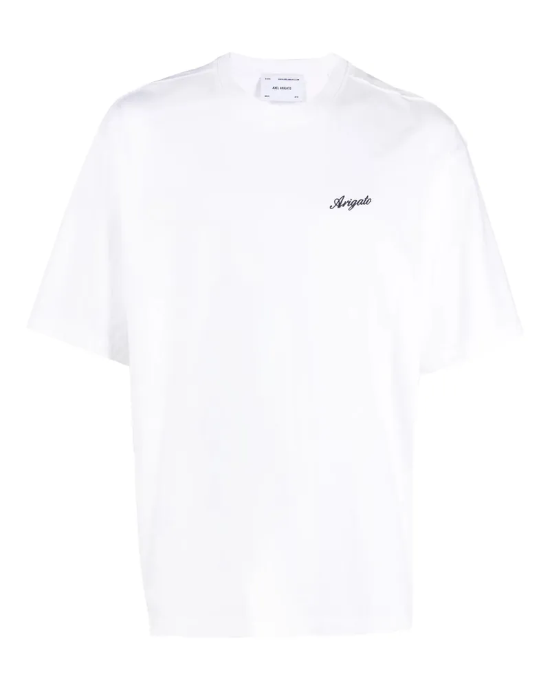 Axel Arigato Logo-embroidered T-shirt White