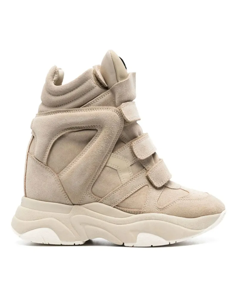 Isabel Marant Balskee Concealed-wedge Sneakers Neutrals